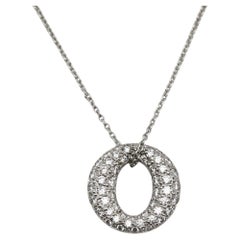 Tiffany & Co. Sevillana Diamonds Platinum Pendant Necklace