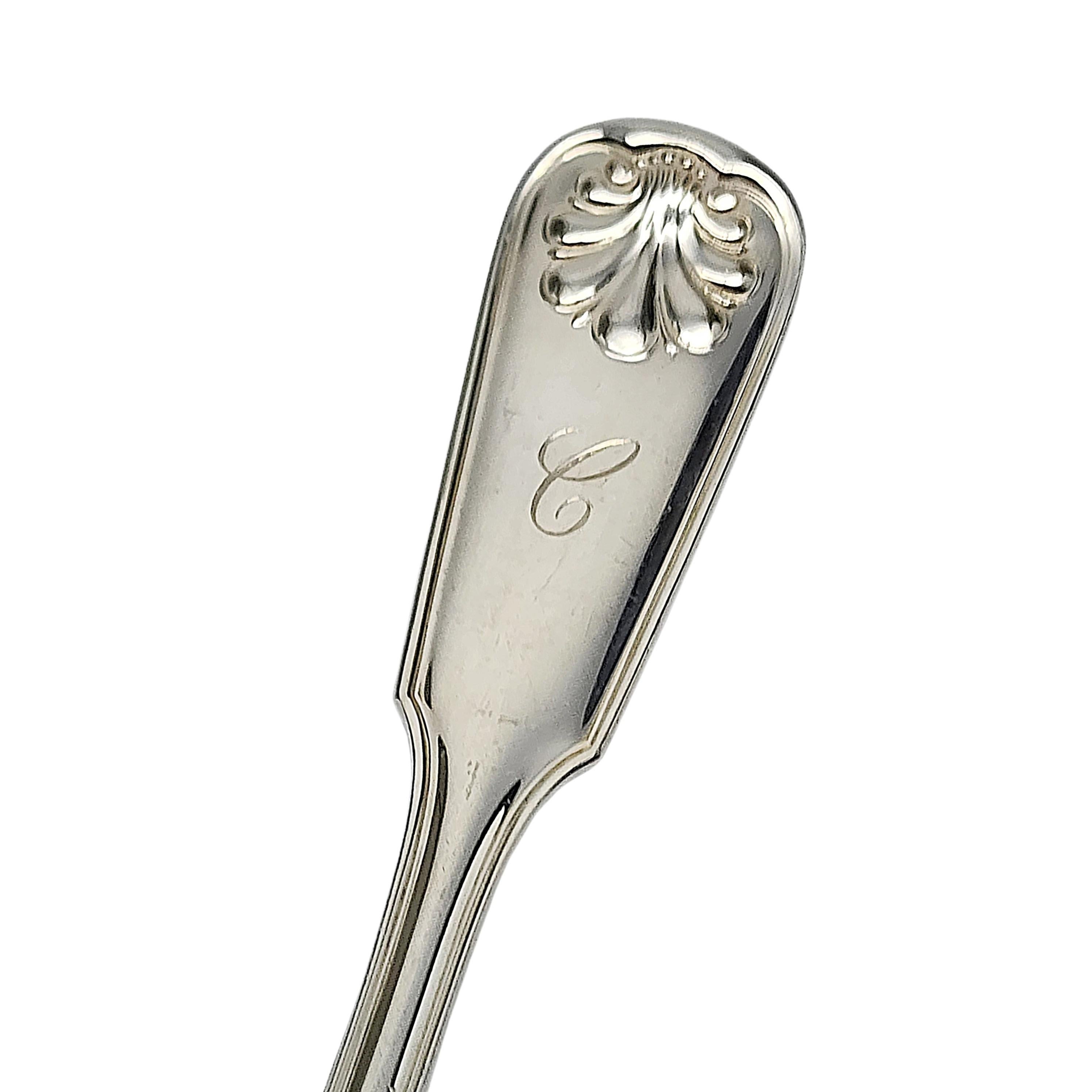 Tiffany & Co Shell and Thread Sterling Silver Cold Meat Fork w/mono #15395 4