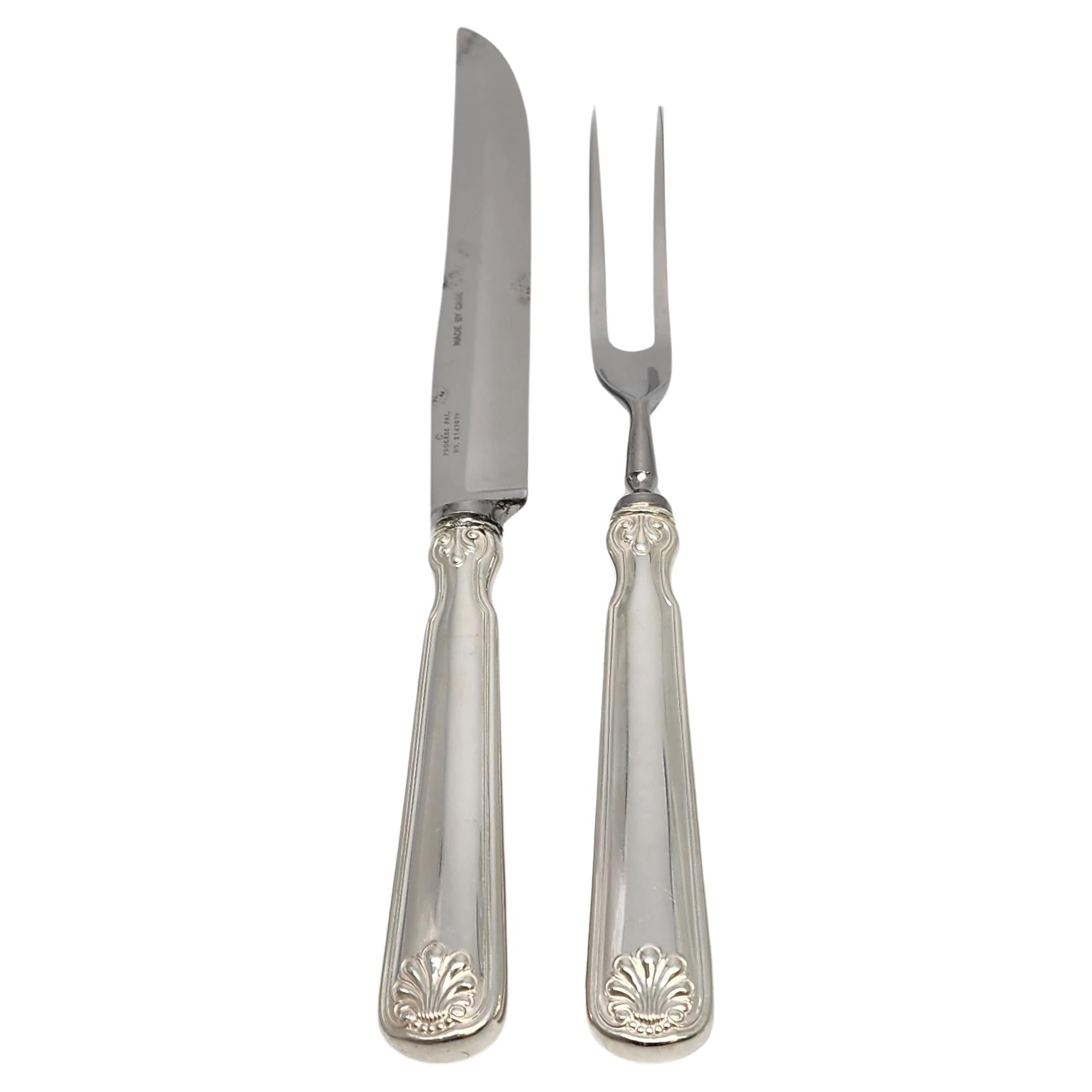 Tiffany & Co. Shell & Thread Manico in argento sterling 2pc Set da intaglio con/Mono #18255