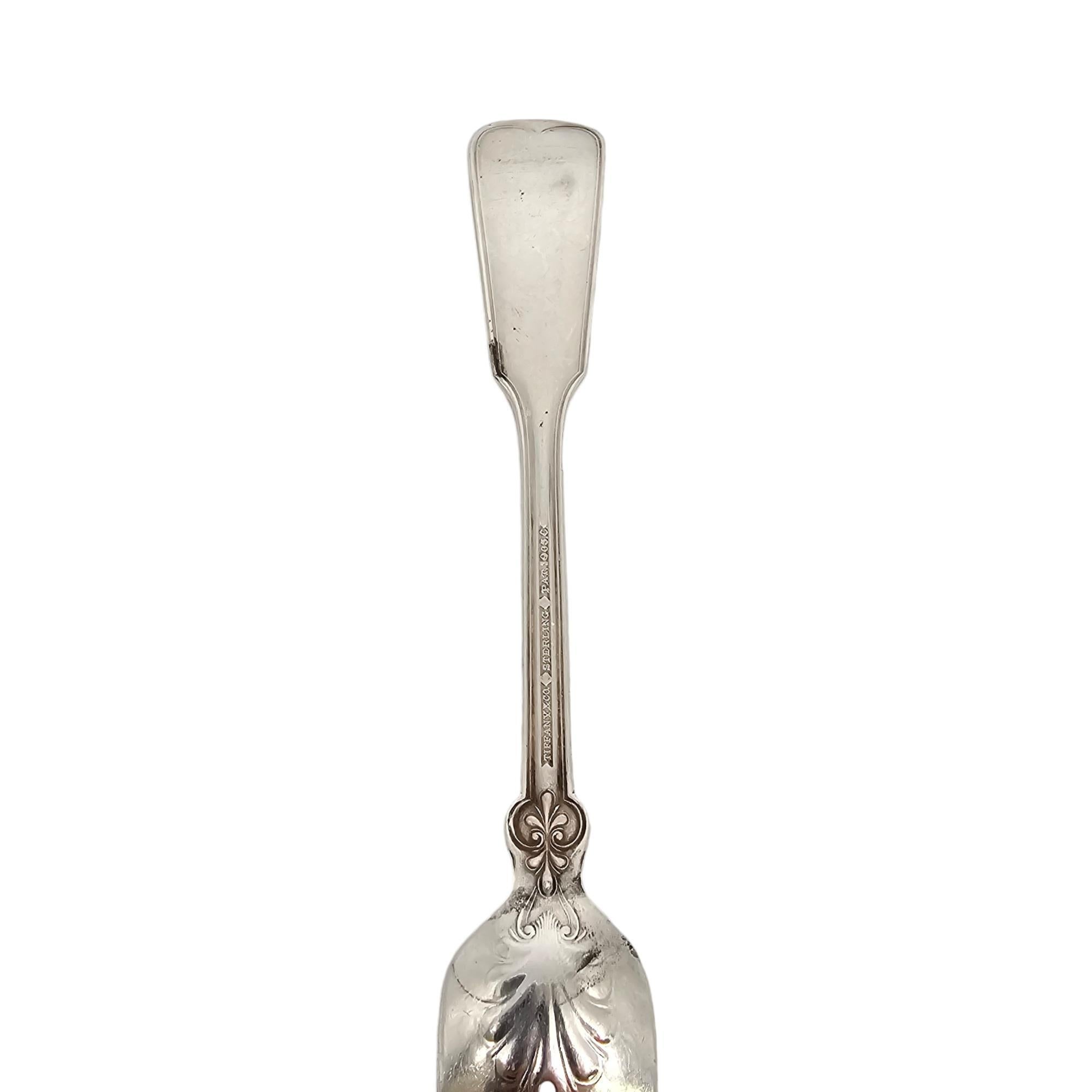 Tiffany & Co. Shell & Thread - Forchettina da insalata in argento sterling 6 3/4