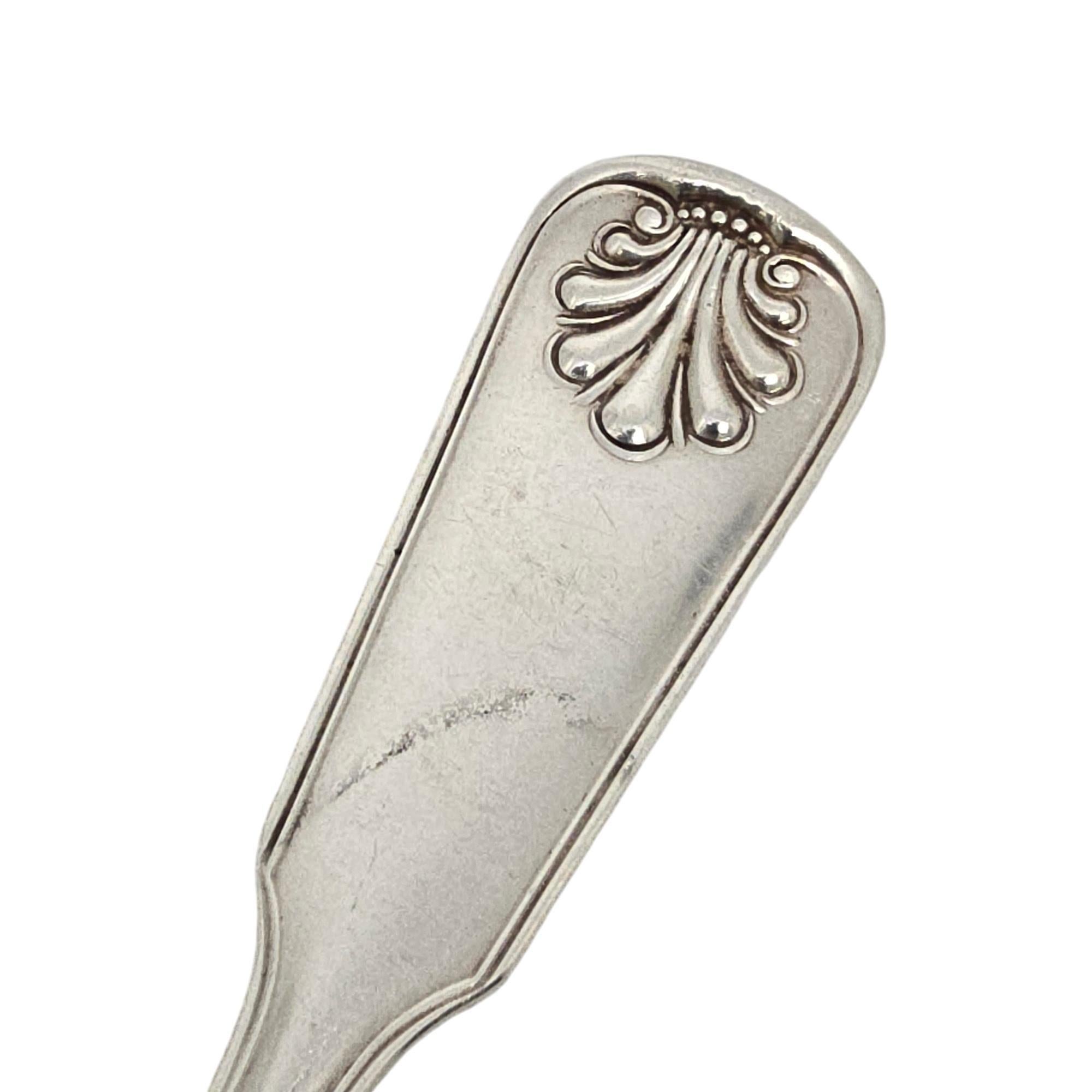 Tiffany & Co. Shell & Thread - Forchettina da insalata in argento sterling 6 3/4