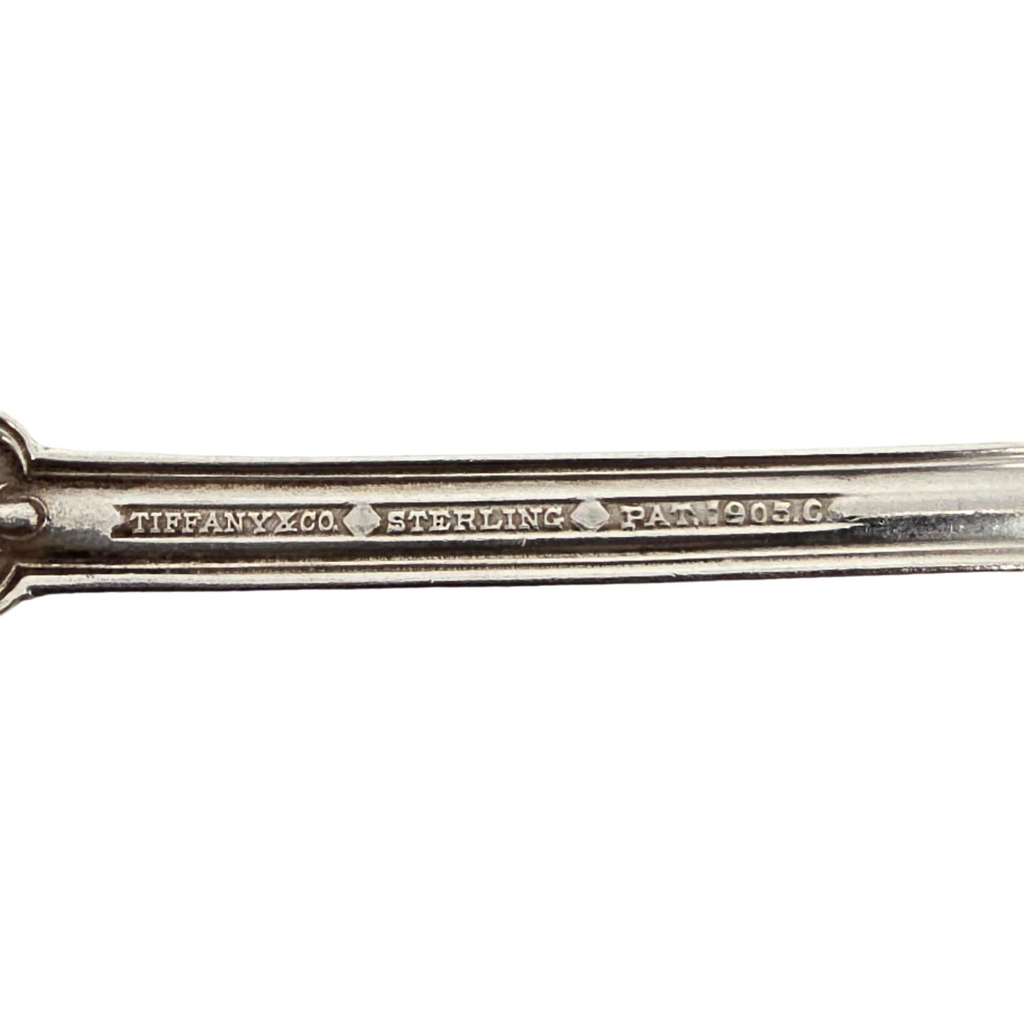 Tiffany & Co. Shell & Thread - Forchettina da insalata in argento sterling 6 3/4