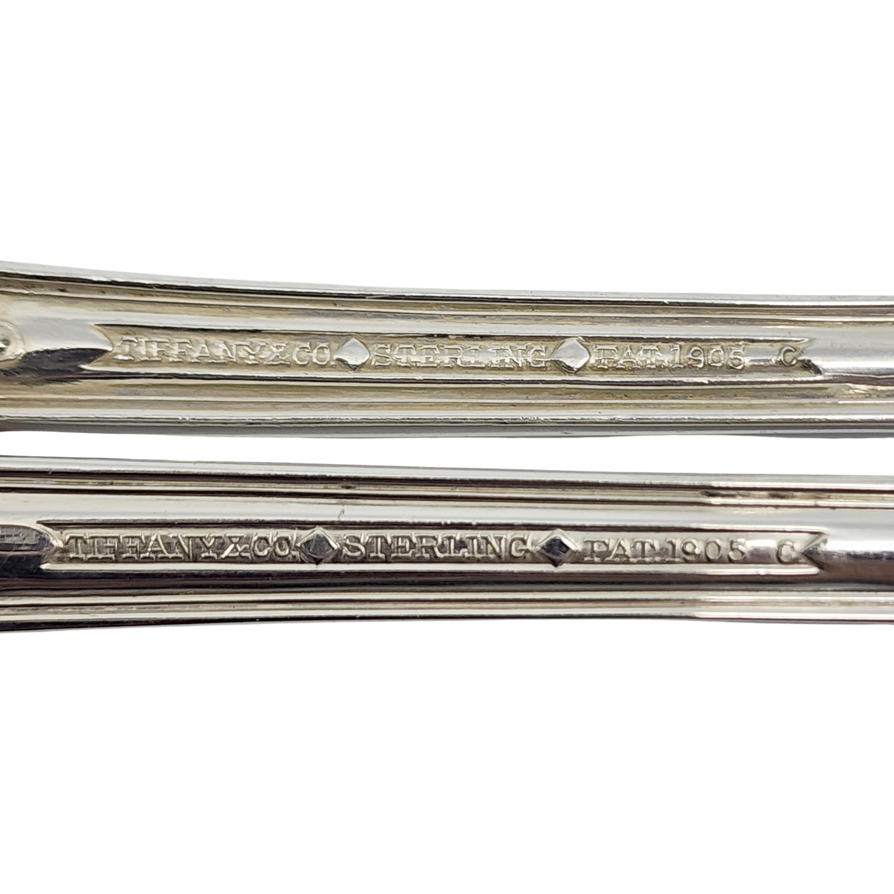 Fourchette de service et cuillère en argent sterling Tiffany & Co, modèle n° 15396 en vente 5