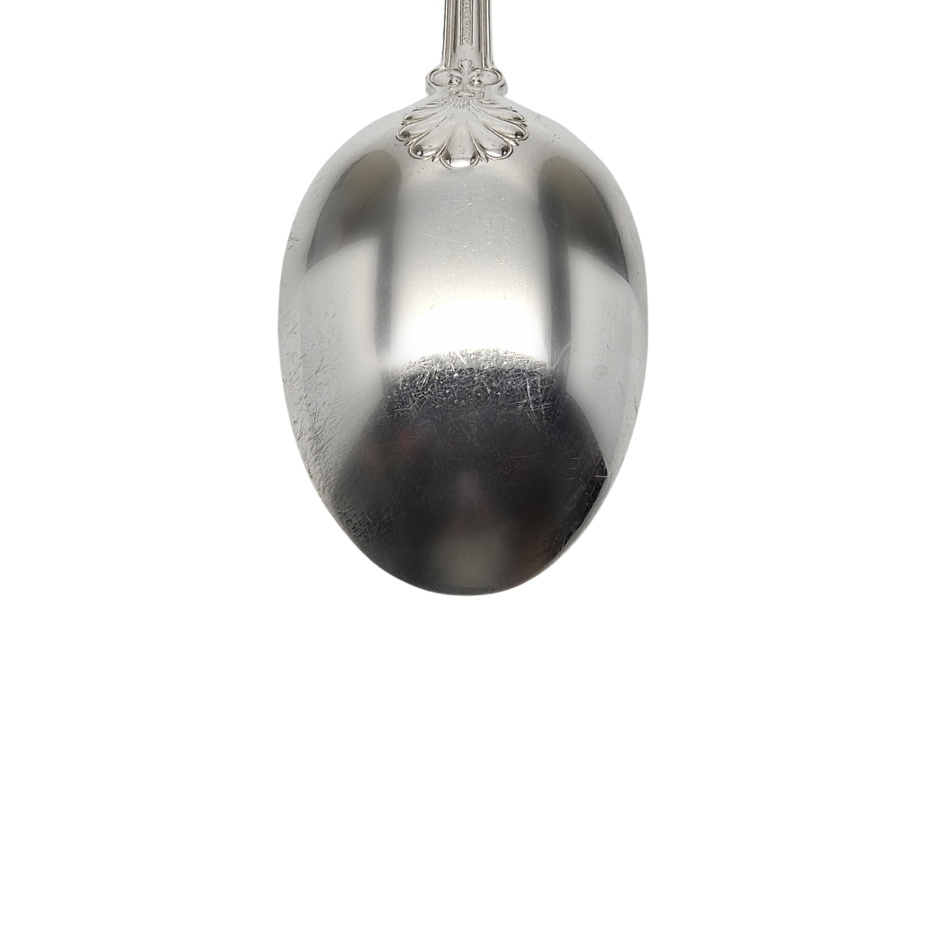 Women's or Men's Tiffany & Co Shell Thread Sterling Silver Vegetable Serving Spoon w/mono #15394