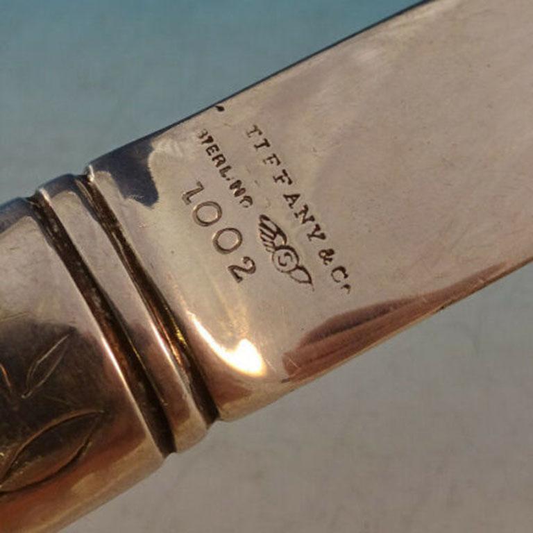Tiffany & Co. Shiebler Sterling Silver Paper Knife Mixed Metals Bird 2