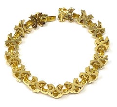 Tiffany & Co. Signature 18k Yellow Gold Link Bracelet