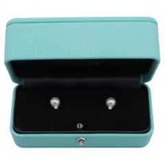 Tiffany & Co. Signature Akoya Cultured Pearl & Natural Diamond Stud Earrings