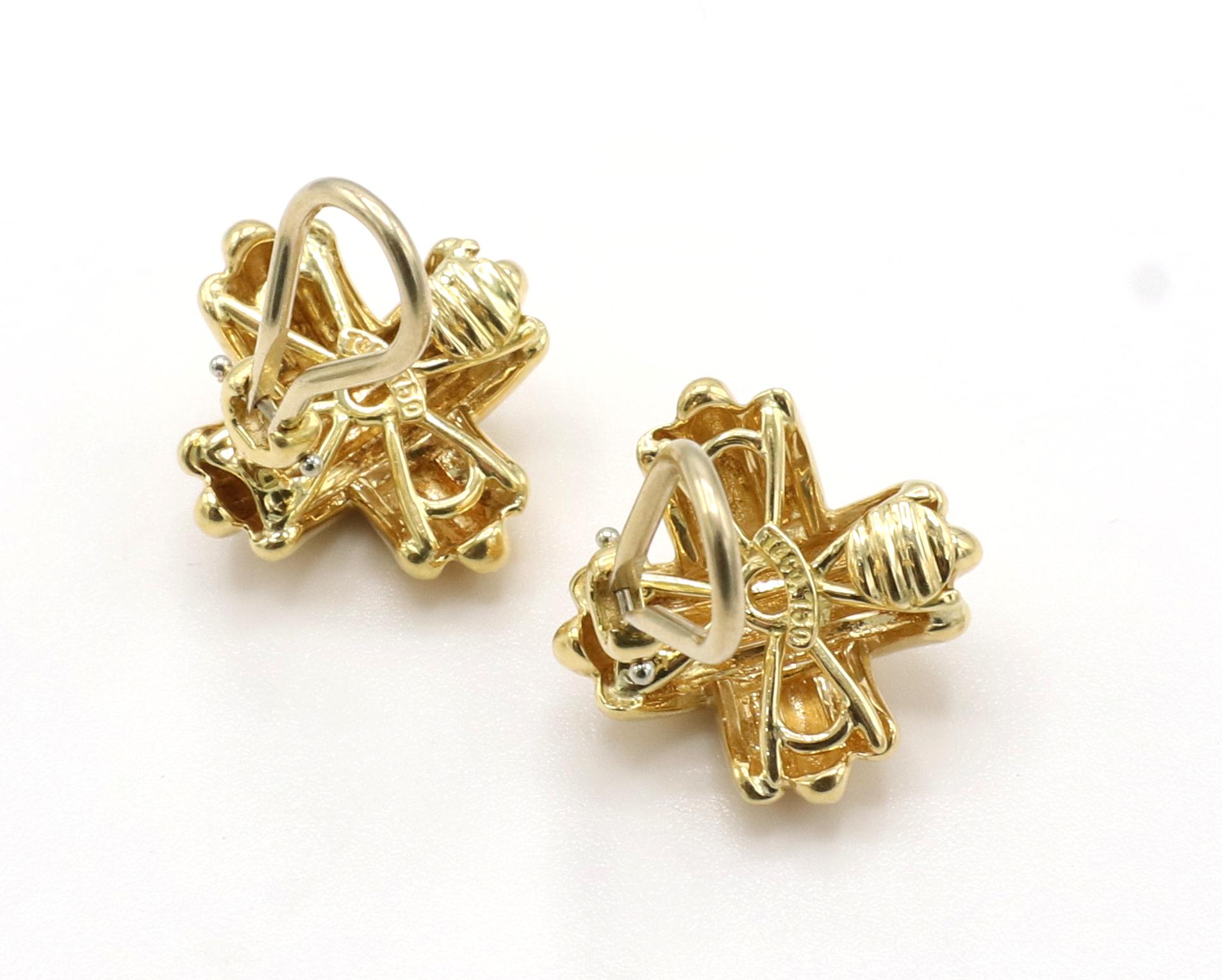 paperclip earrings tiffany