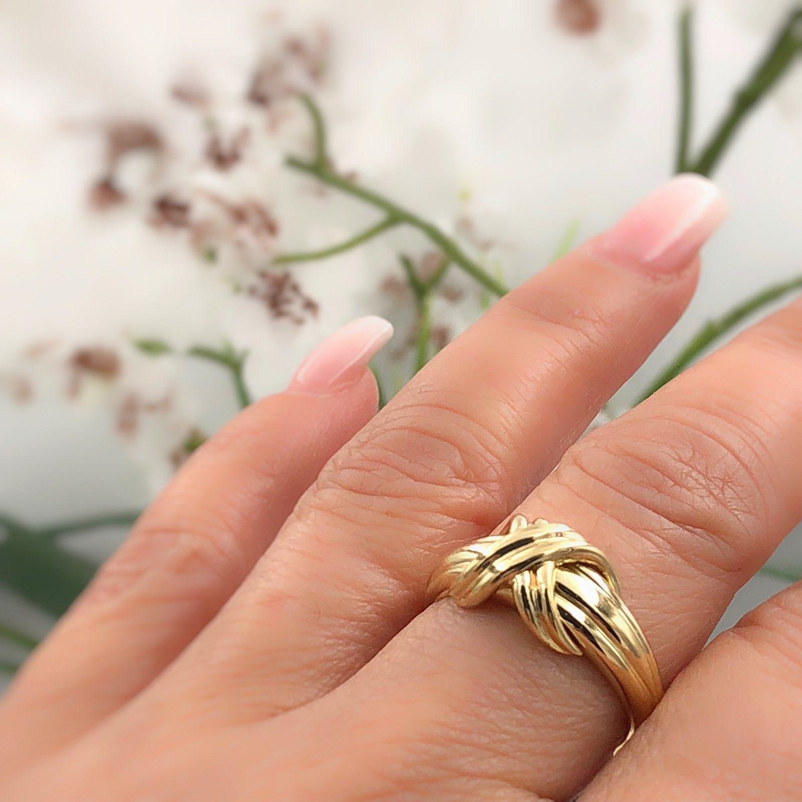Women's Tiffany & Co. Signature X Crossover Ring in 18 Karat Yellow Gold