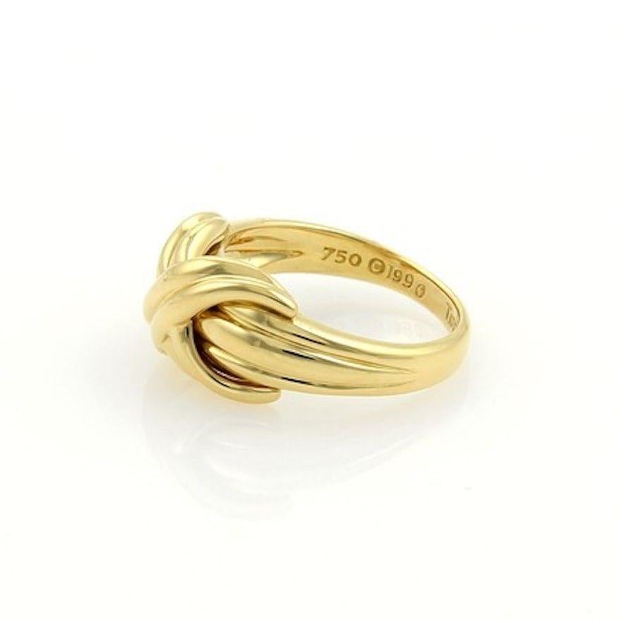 Tiffany & Co. Signature X Crossover Ring in 18 Karat Yellow Gold 1