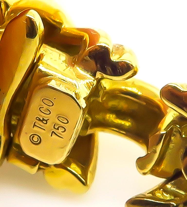 Tiffany and Co. Signature X Gold Necklace For Sale at 1stDibs | tiffany ...