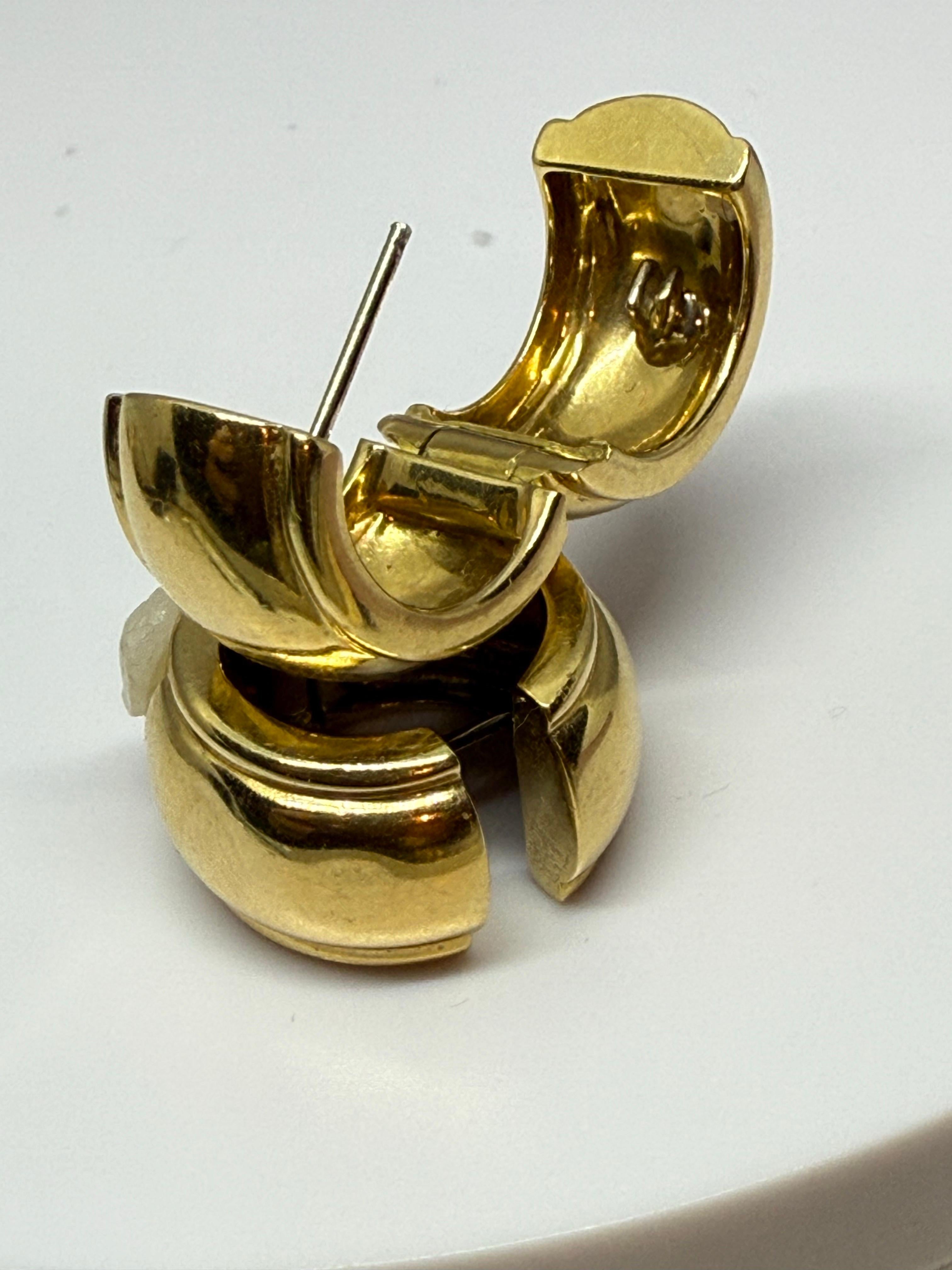 Créoles Huggie de 12,3 mm 1/2
