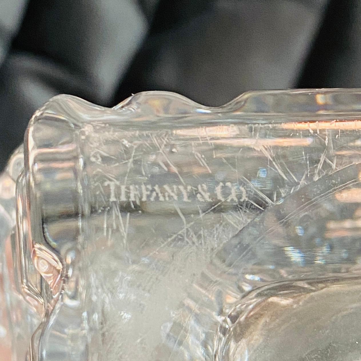 Rock Crystal Tiffany & Co Signed Crystal Vase For Sale