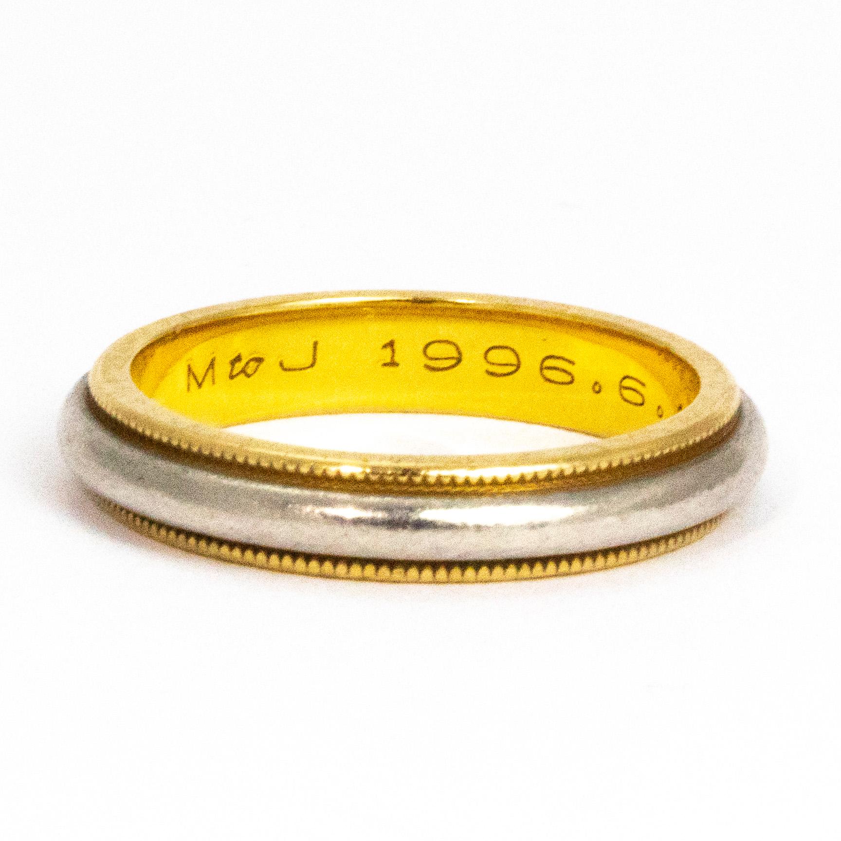 tiffany milgrain ring gold
