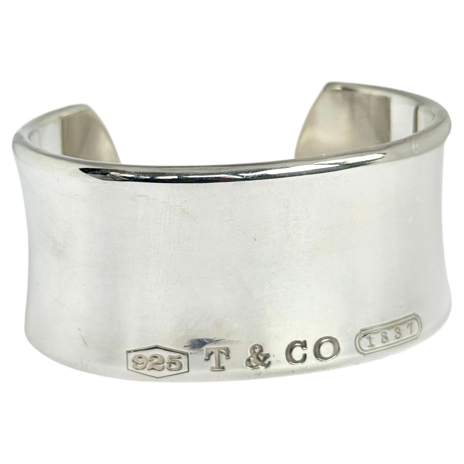 Tiffany & Co. Signed Silver Bangle
