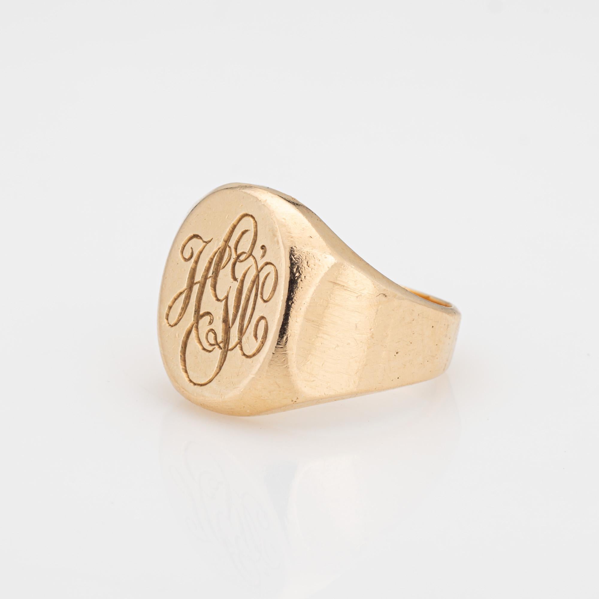 tiffany oval signet ring