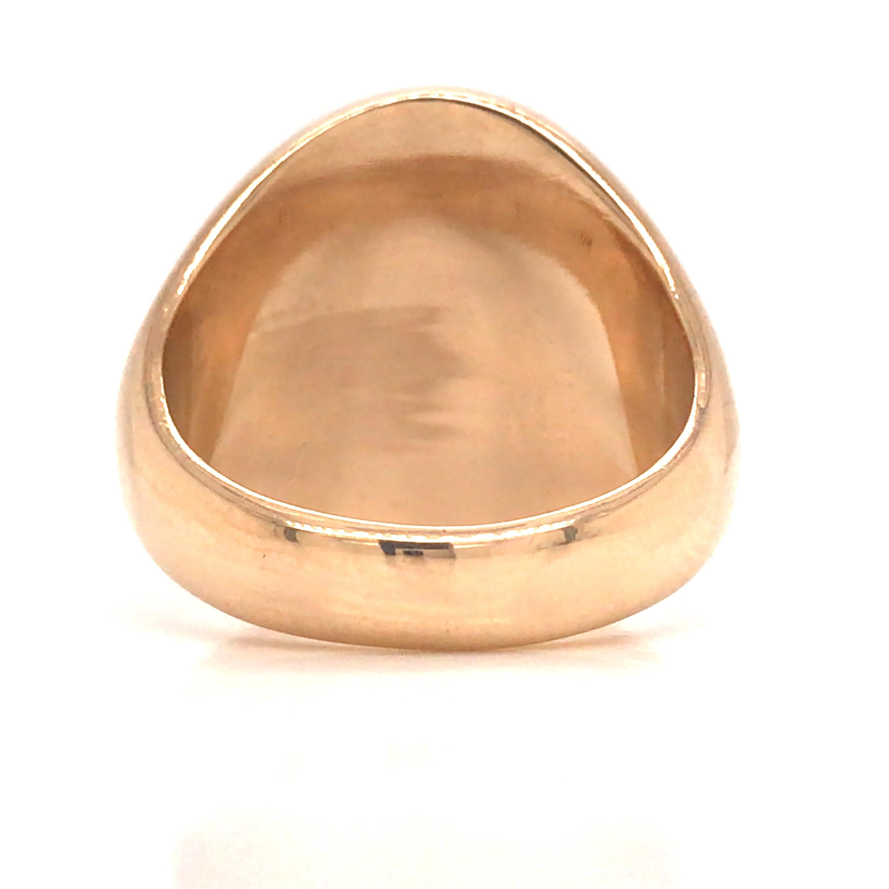 tiffany oval signet ring