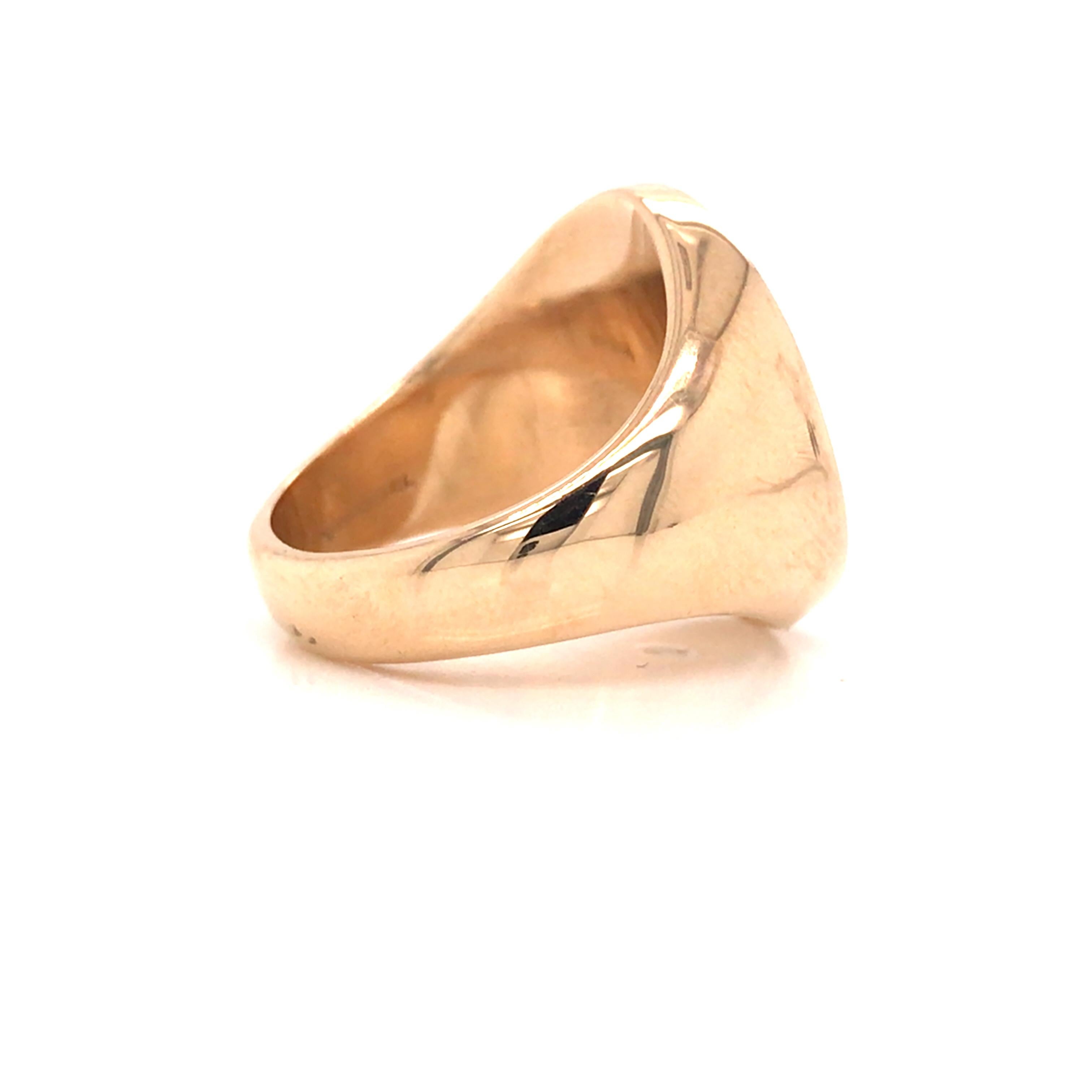 tiffany oval signet ring