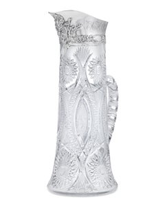 Tiffany & Co. Silver And Cut Glass Pitcher