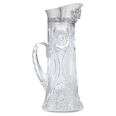 Tiffany & Co. Silver And Cut Glass Pitcher