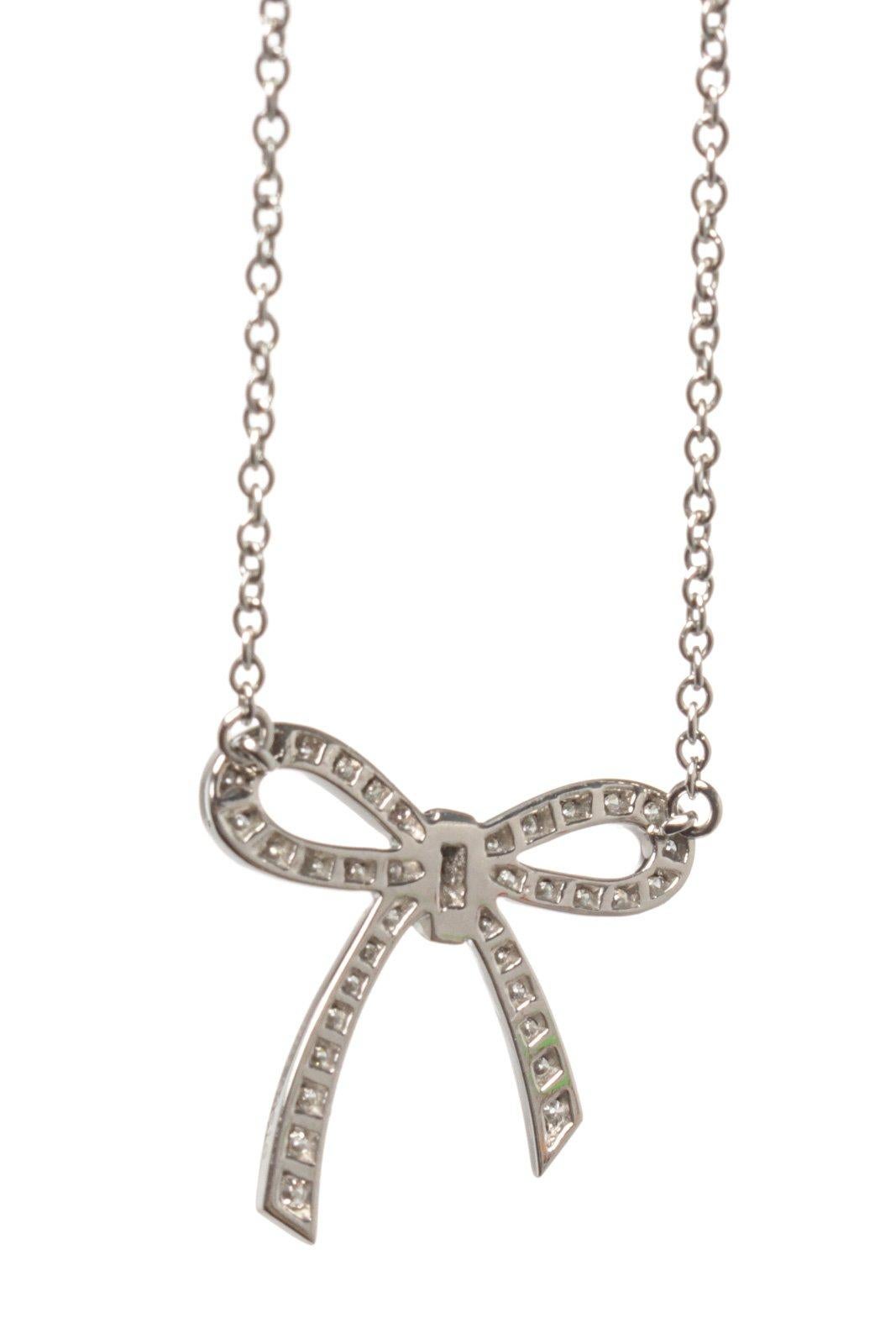 tiffany's bow necklace