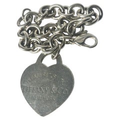 Tiffany & Co. Silver Bracelet With Extra Large Charm 