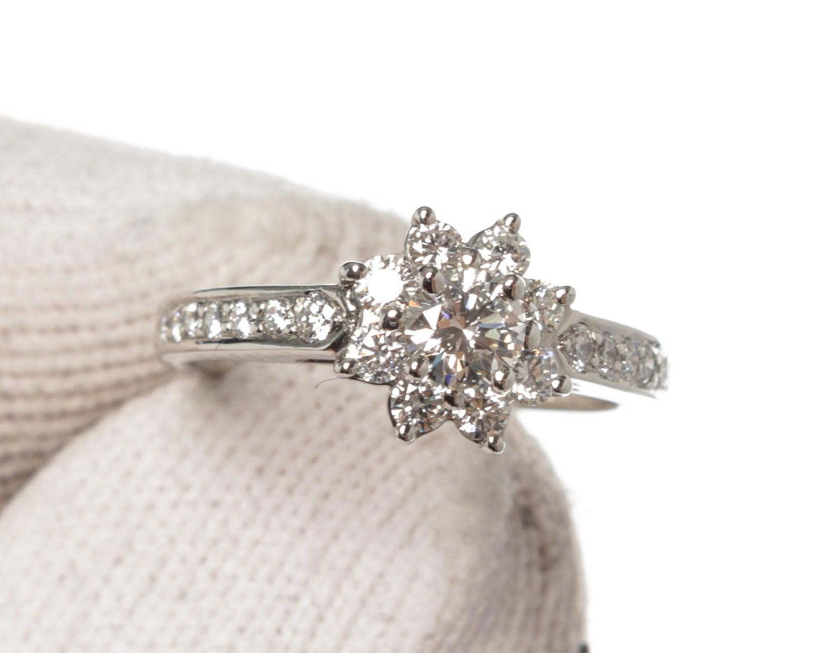 Women's Tiffany & Co. Silver Flora Ring 4.5 48