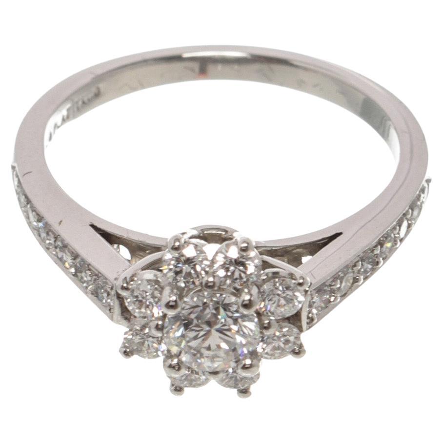 Tiffany 
Co. Silver Flora Ring