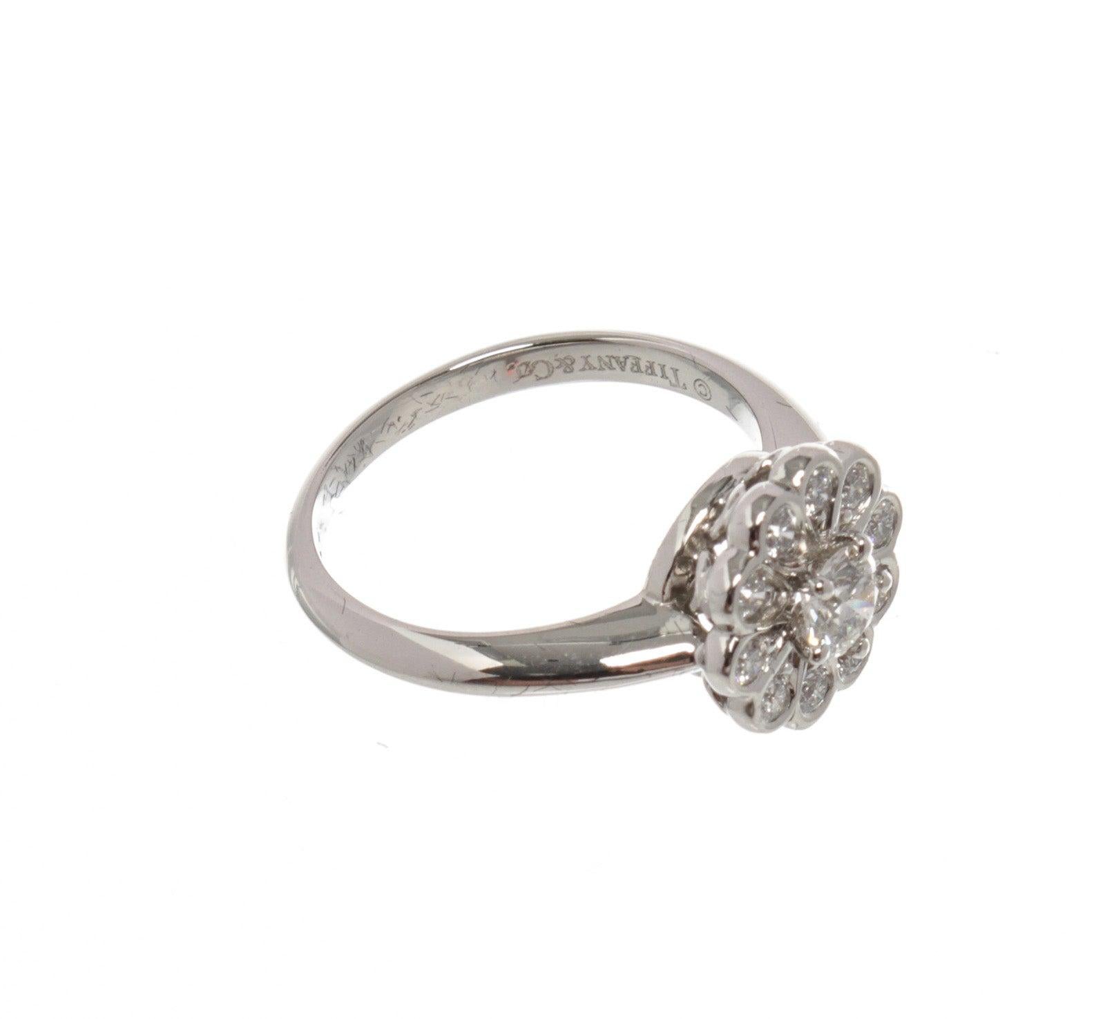 Tiffany & Co. Silver Flower Ring 2