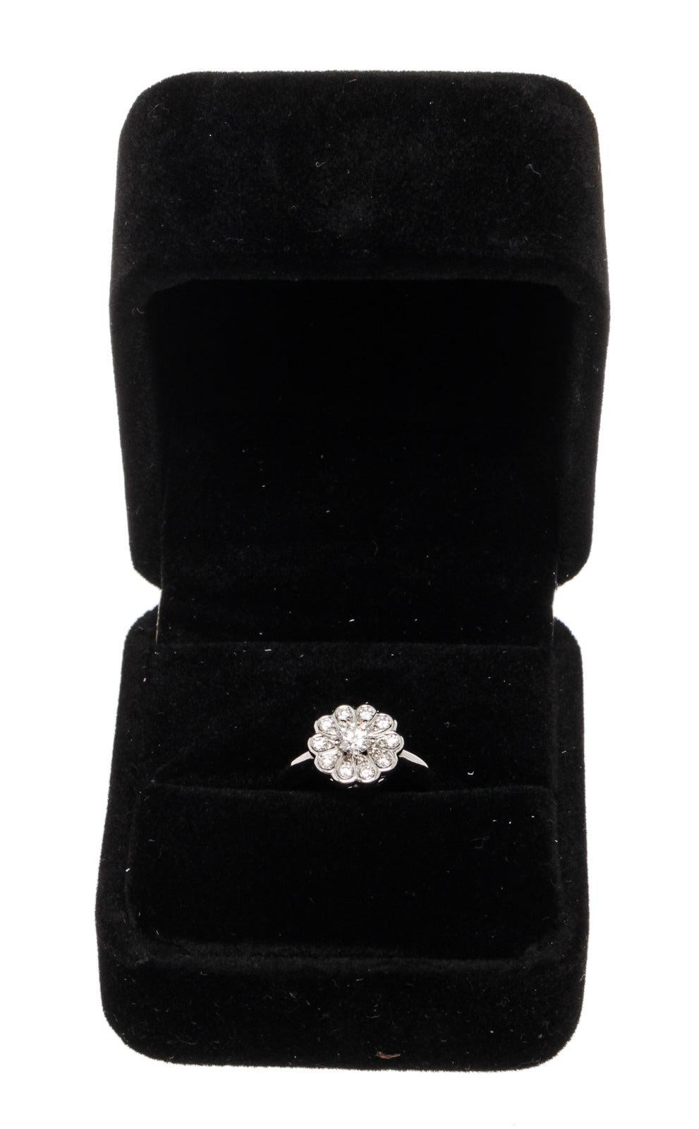 Tiffany & Co. Silver Flower Ring 4
