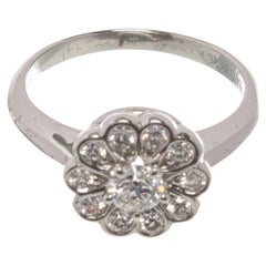 Tiffany & Co. Silver Flower Ring