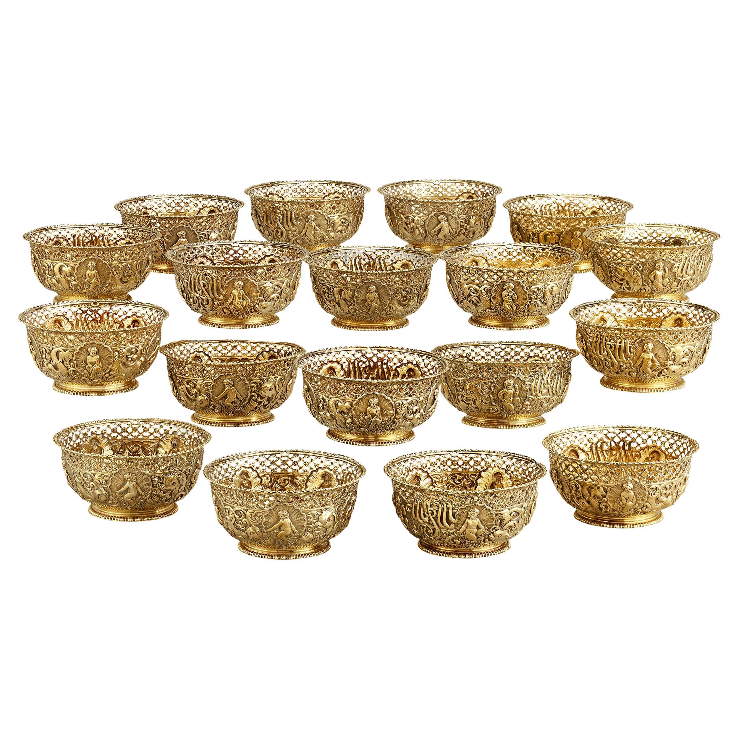 Tiffany & Co. Silver-Gilt Finger Bowls