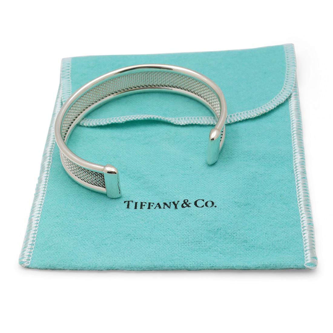 Tiffany & Co. Silver Mesh Cuff Bracelet 1