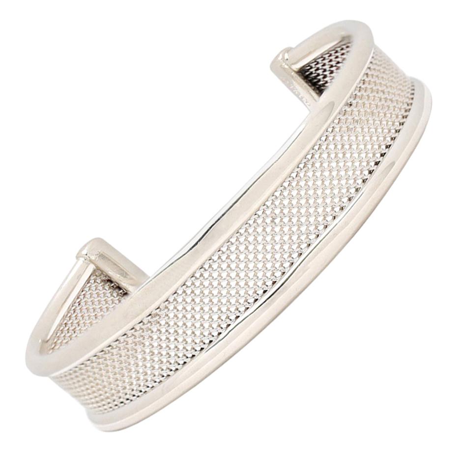 Tiffany & Co. Silver Mesh Cuff Bracelet