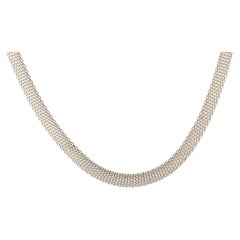 Tiffany & Co. Silver Mesh Somerset Necklace