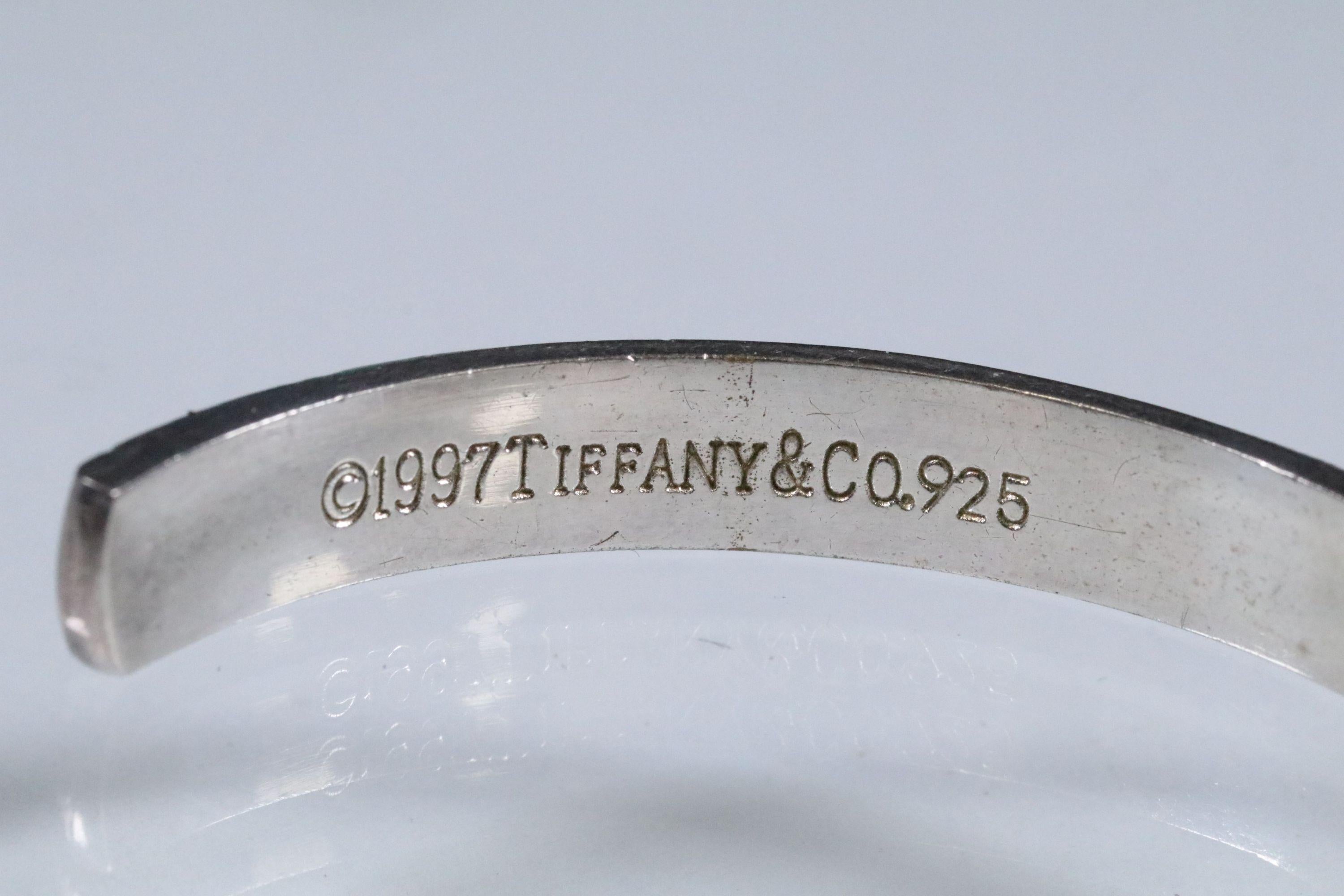 Americano Tiffany & Co. bracciale/bracciale in argento 727 5th avenue New York in vendita