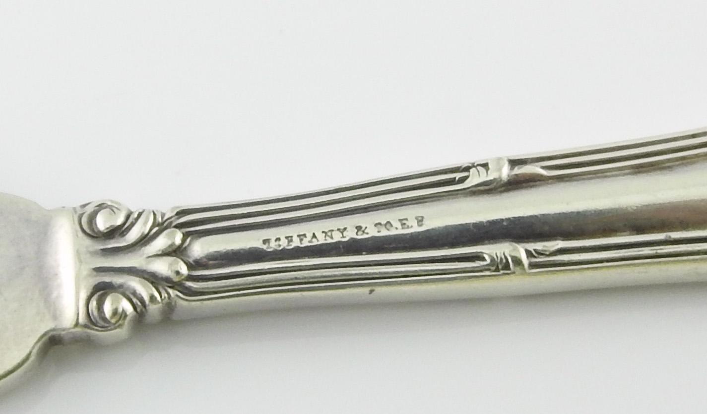 Tiffany & Co Silver Plate Old French Fish Knife 4