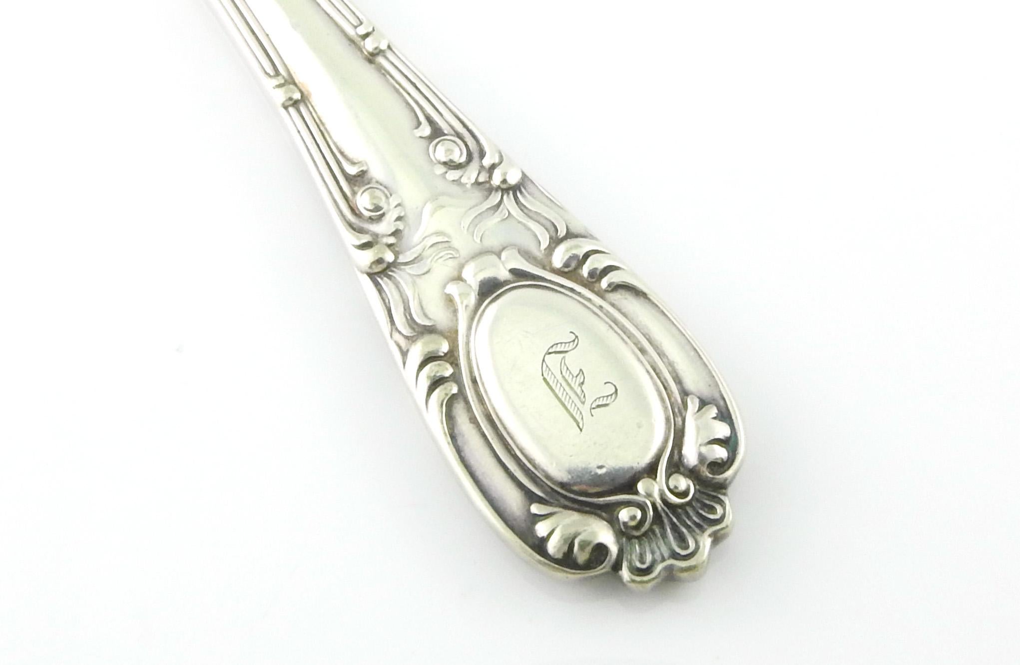 Sterling Silver Tiffany & Co Silver Plate Old French Fish Knife