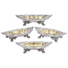 Tiffany & Co. Silver Salt Cellars from the Hopkins-Searles Service
