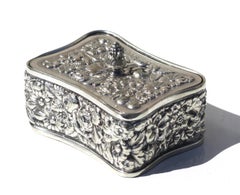 Tiffany & Co. Silver-Soldered Stamp Box and Cover