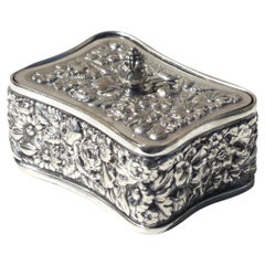 Tiffany & Co. Silver-Soldered Stamp Box and Cover