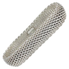 Tiffany & Co. Silver Somerset Mesh Bracelet, circa 1995
