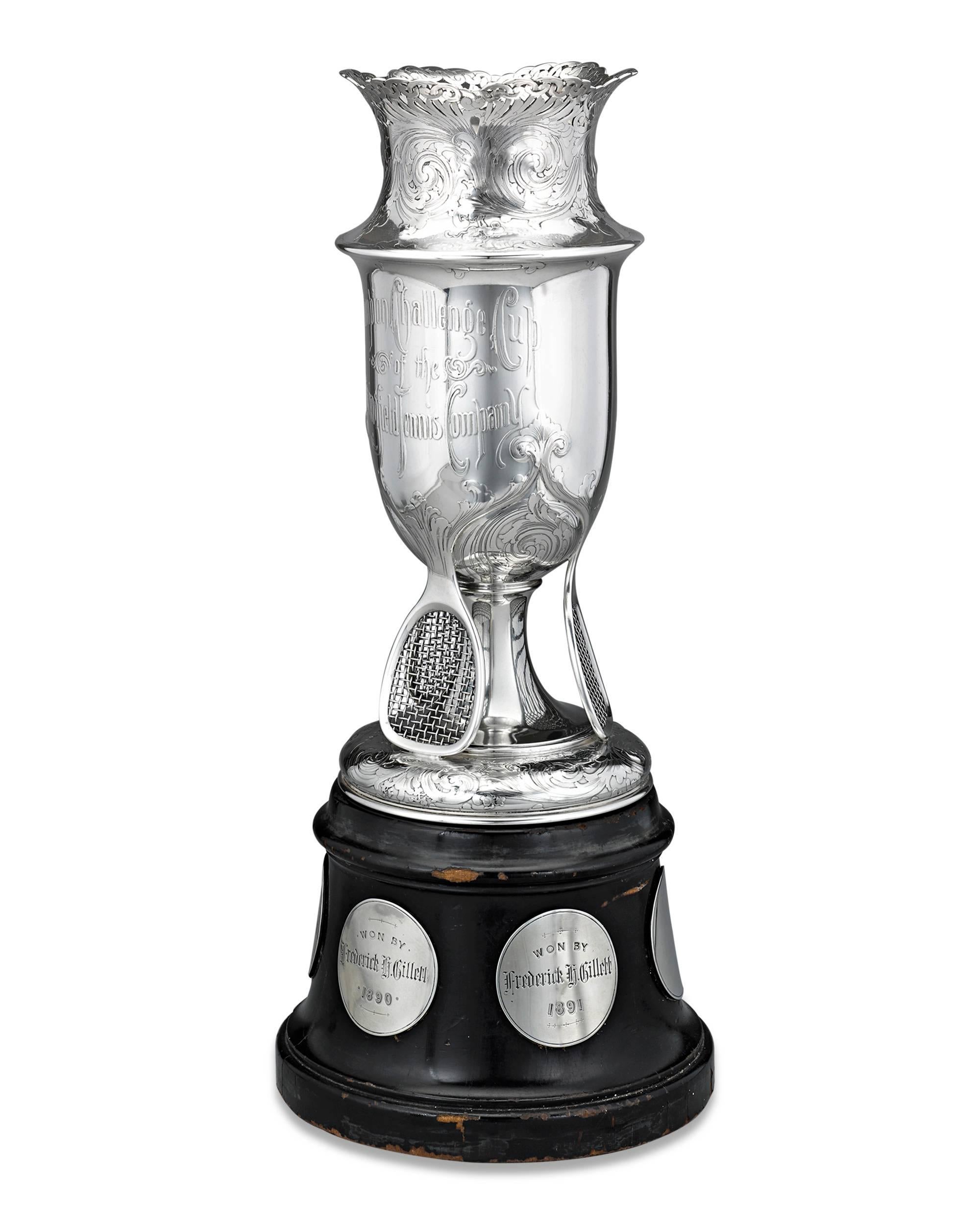19th Century Tiffany & Co. Silver Tennis Trophy