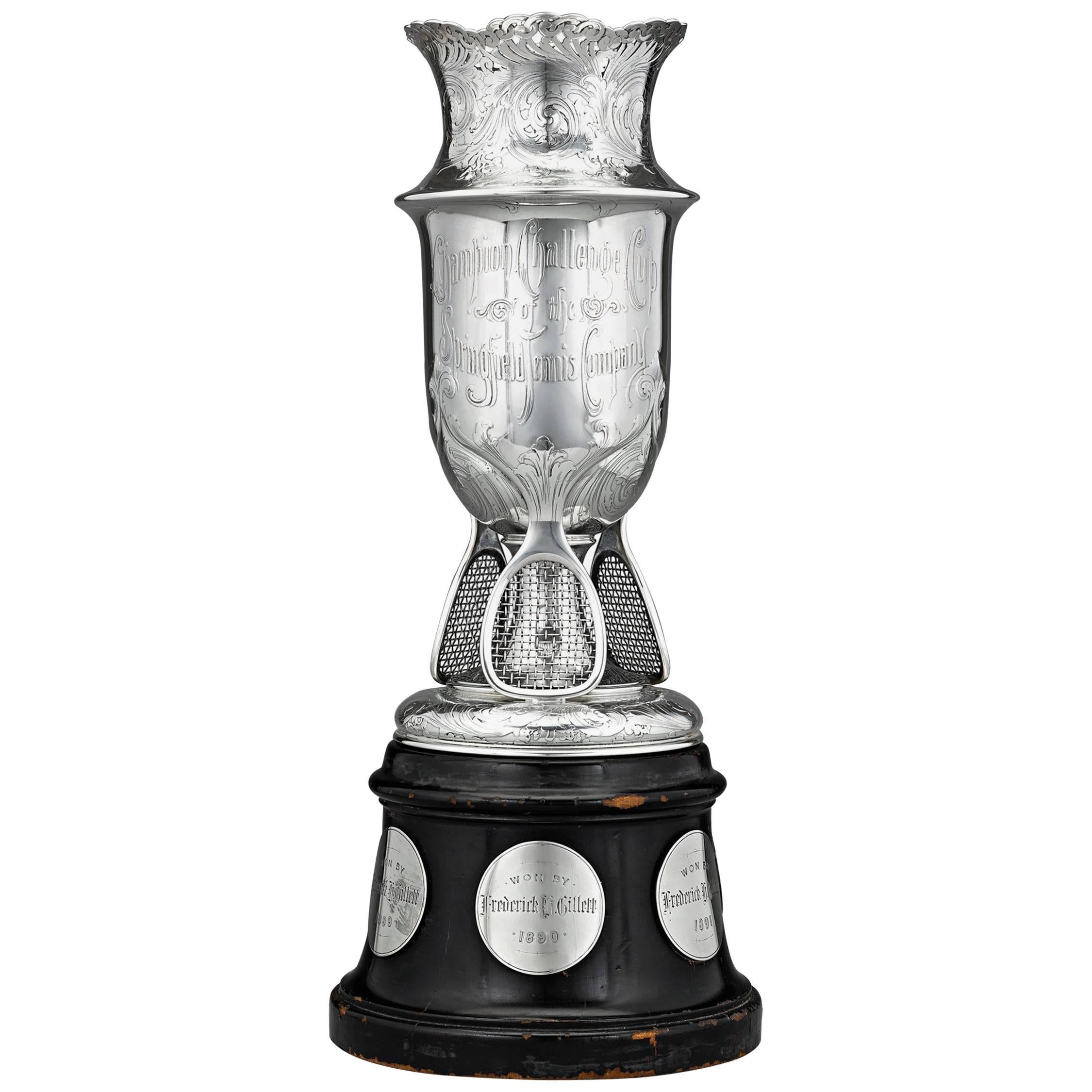 Tiffany & Co. Silver Tennis Trophy