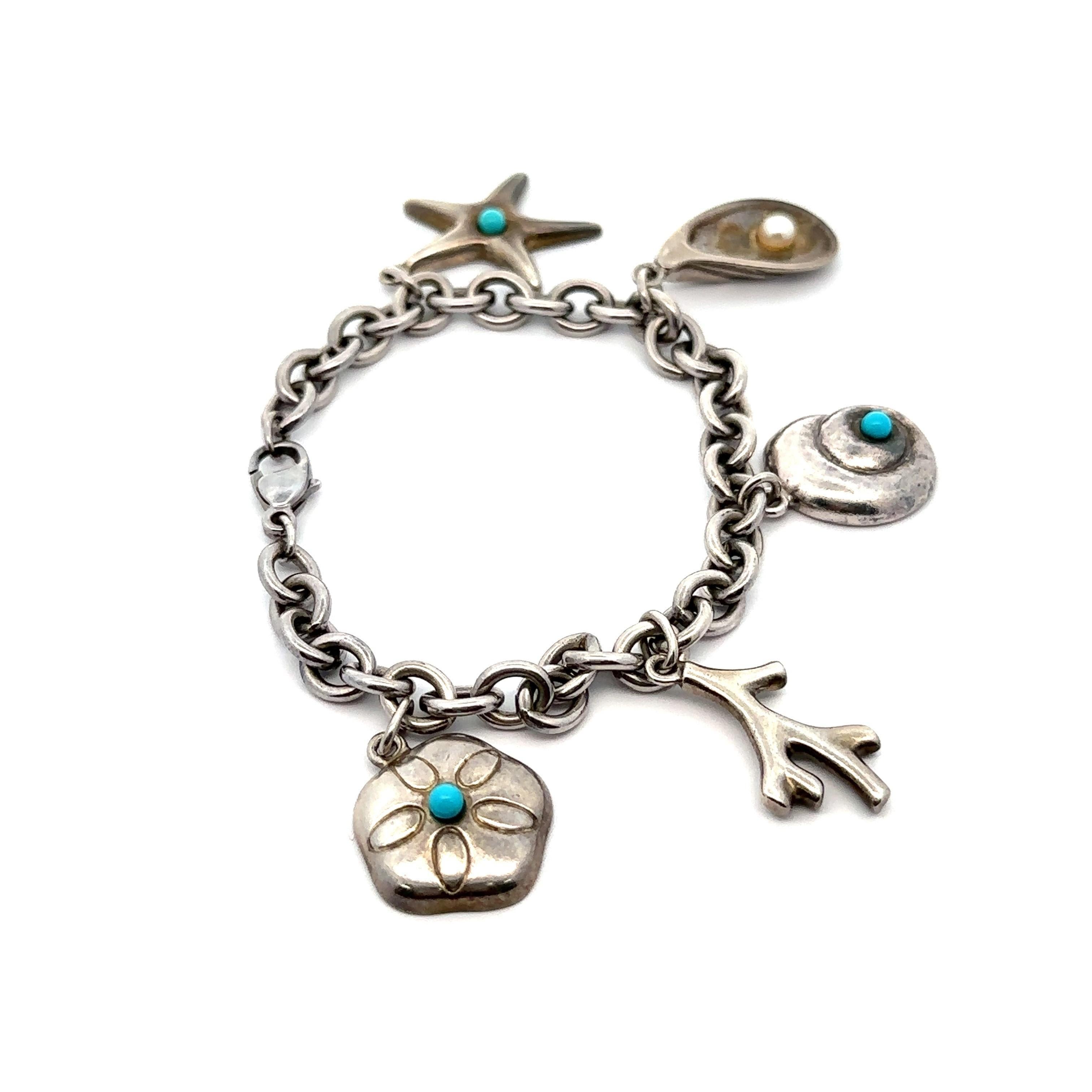sea life charm bracelet