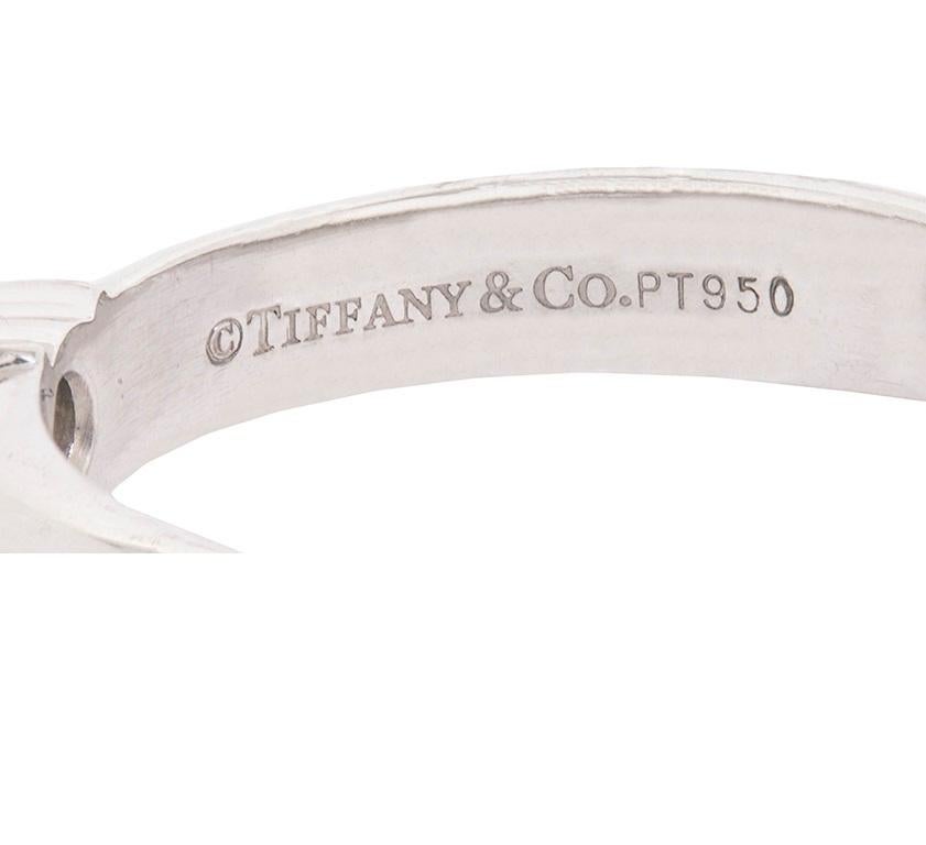 Tiffany and Co. Single Stone Diamond Engagement Ring For Sale at ...