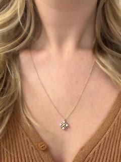 Tiffany & Co. Sixteen Stone Schlumberger Lynn Diamond Pendant Necklace