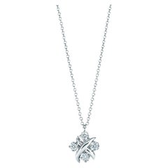 Tiffany & Co. Sixteen‑Stone Lynn Schlumberger Bird’s‑Nest Four‑Diamond Necklace