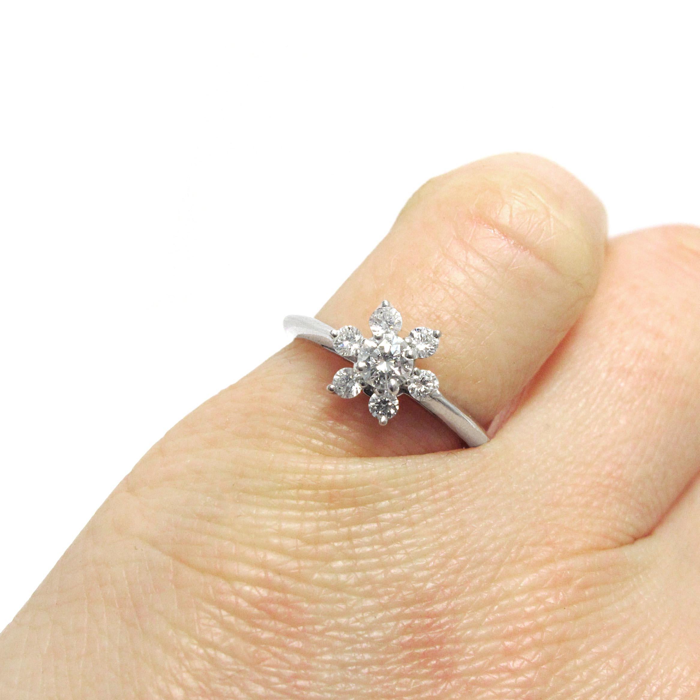 snowflake diamond ring tiffany