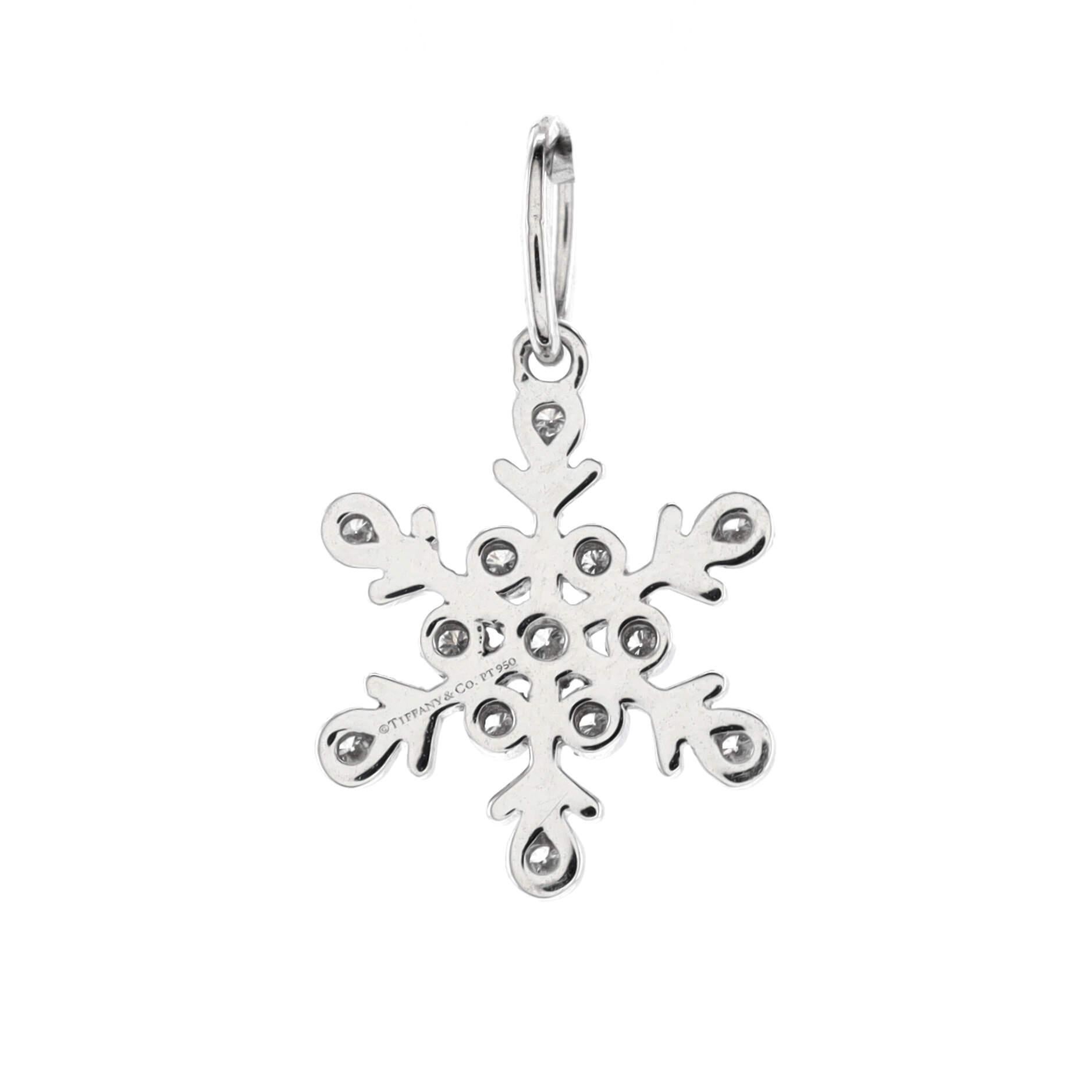 tiffany and co snowflake necklace